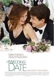 DVD cover with young couple in formal wear at a wedding table set with flowers and glasses of wine